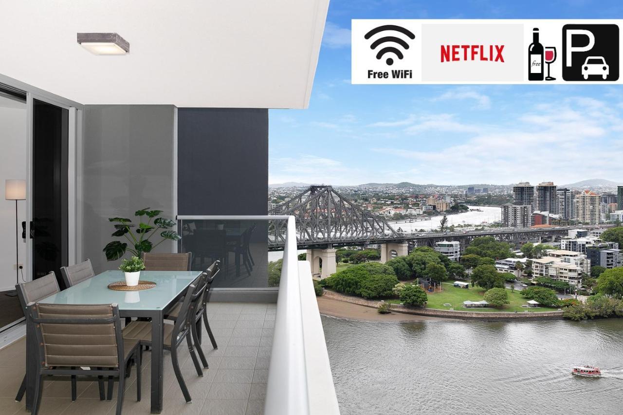 Amazing River View - 3 Bedroom Apartment - Brisbane Cbd - Netflix - Fast Wifi - Carpark Exterior foto